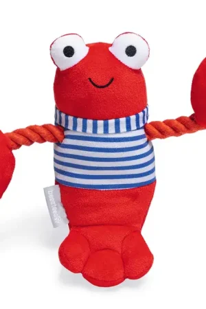 Beeztees Pluche Hondenspeeltje Kreeft Frits Rood 24x38x13 cm Weekendaanbieding